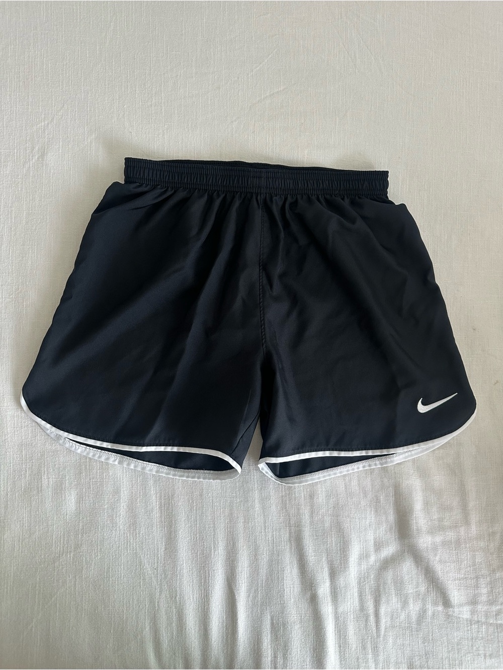Nike Black Women’s Athletic Shorts with White Trim